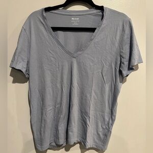 Madewell Softfade Cotton V-Neck Tee – Size L